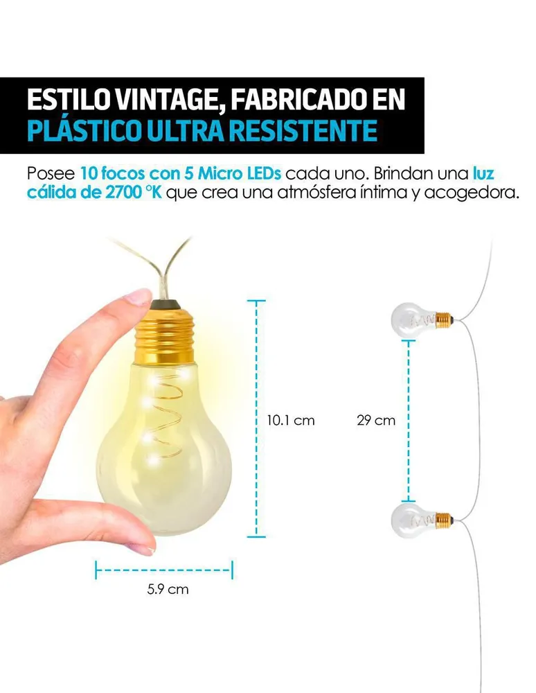 Serie de Luces LED para Exterior Redlemon