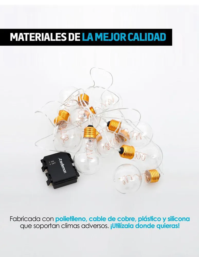 Serie de Luces LED para Exterior Redlemon