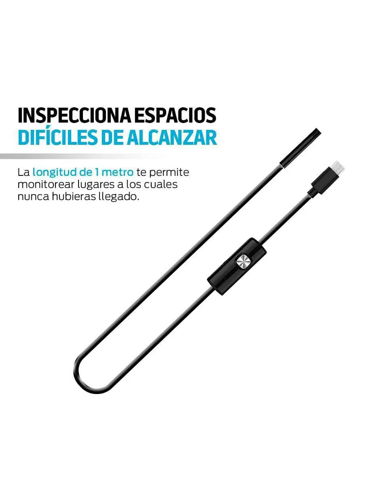 Cámara Endoscopio para Celular Redlemon Modelo 83180 2 Megapíxeles