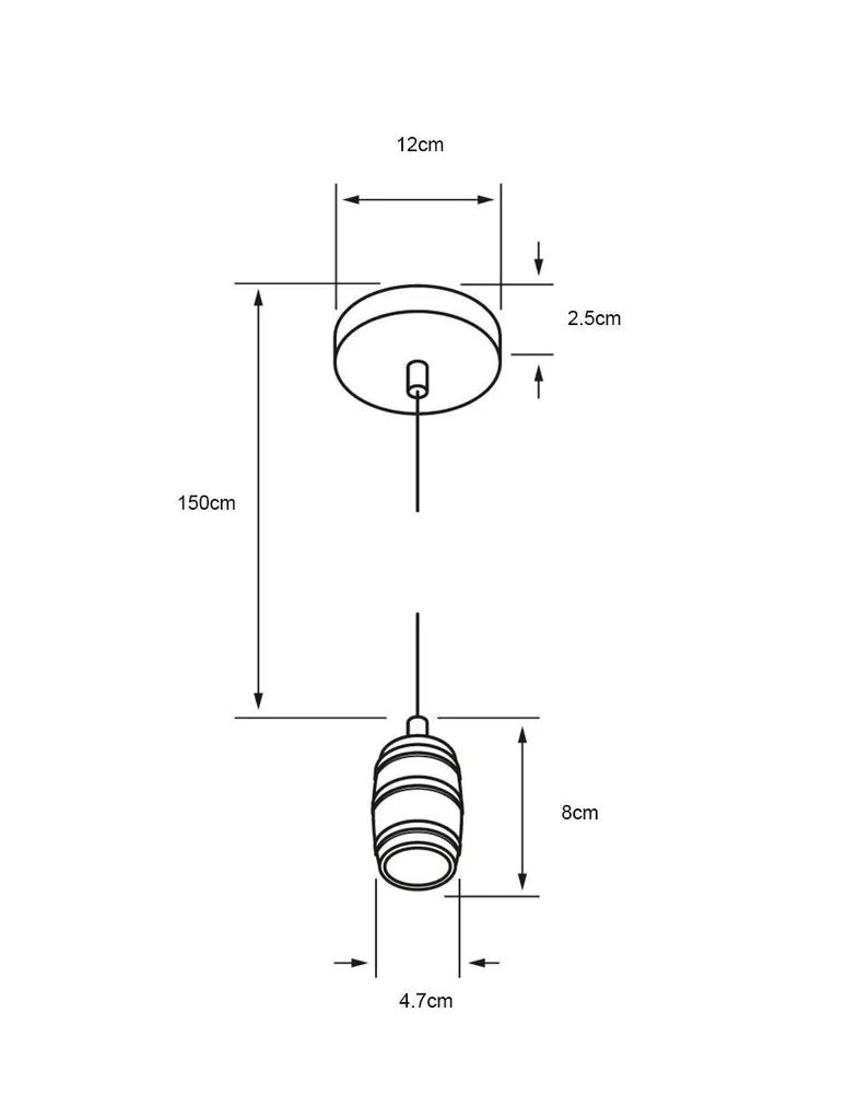 Lámpara colgante Tecnolite