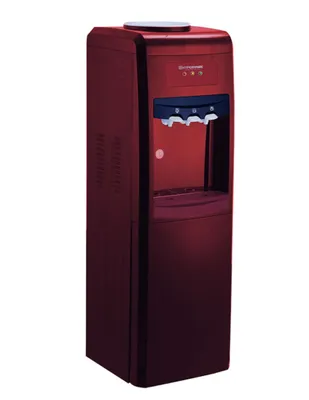 Despachador de agua con gabinete HMK rojo obscuro