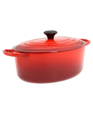 Cacerola ovalada Le Creuset hierro Cherry 31 cm roja