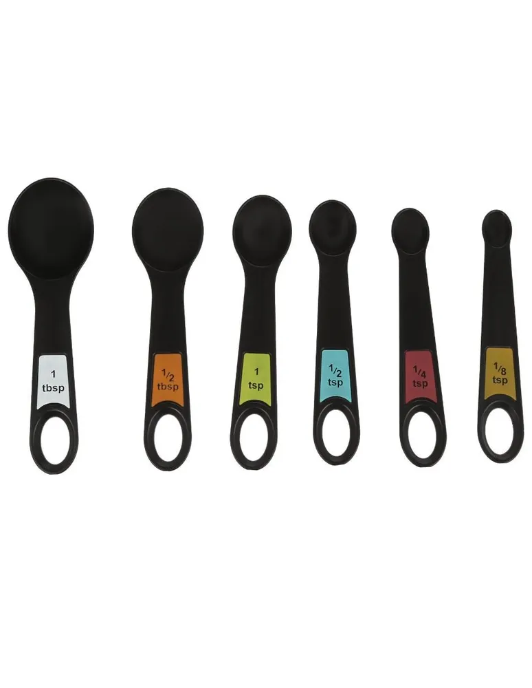 Cucharas Medidoras De Cocina Color Negro Set De 2