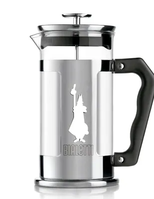 Cafetera tipo prensa Bialetti 1 Litro plateada