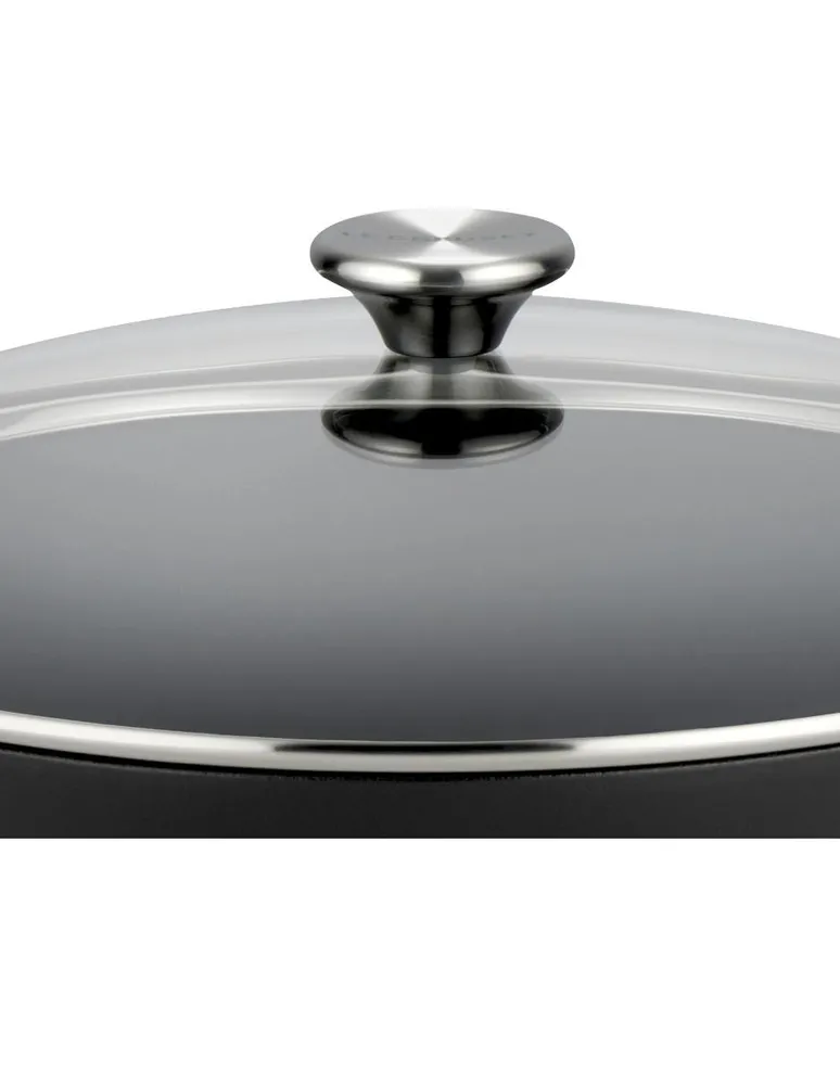 Sartén Wok con tapa Le Creuset Black Mate hierro