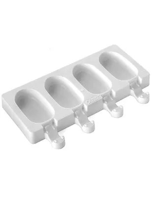 Molde para mini paletas Silikomart blanco