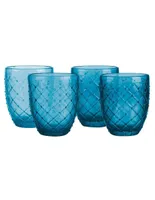 Set de 4 vasos de cristal Love & Lemons Knitted 305 Mililitros