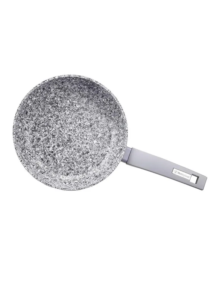 Wok Antiadherente de Mármol Gris Granito 32cm – Westinghouse