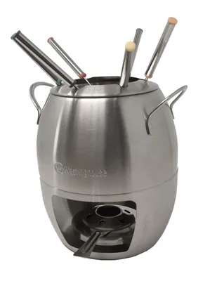 Set de fondue Westinghouse acero inoxidable gris acero