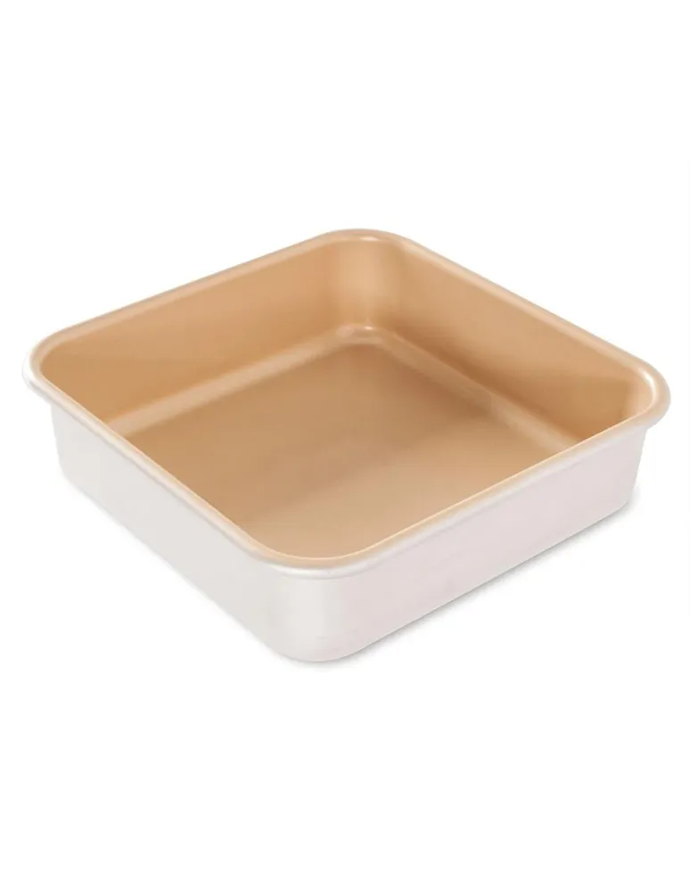 Molde para panque Nordic Ware acero dorado