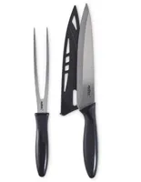 Set de cuchillos 2 piezas Zyliss Classic negro