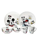 Vajilla Siglo XXI Porcelana Mickey y sus Amigos 12 Piezas