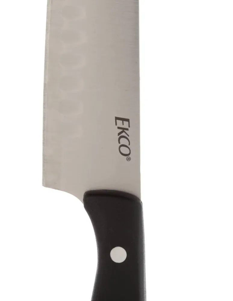 Bloque de cuchillos 6 piezas Ekco acero inoxidable negro