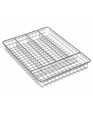 Organizador para cubiertos Reimart acero inoxidable plateado