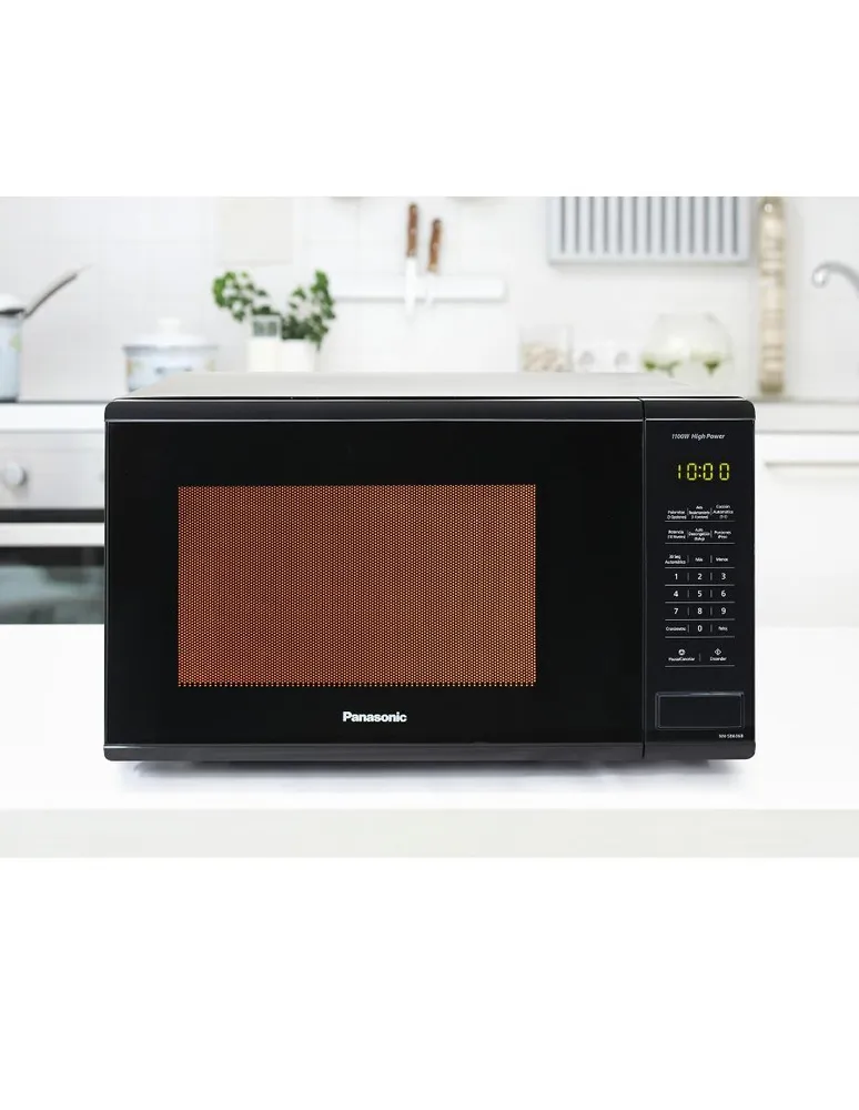 Horno de microondas convencional Panasonic modelo NN-SD985SRPH