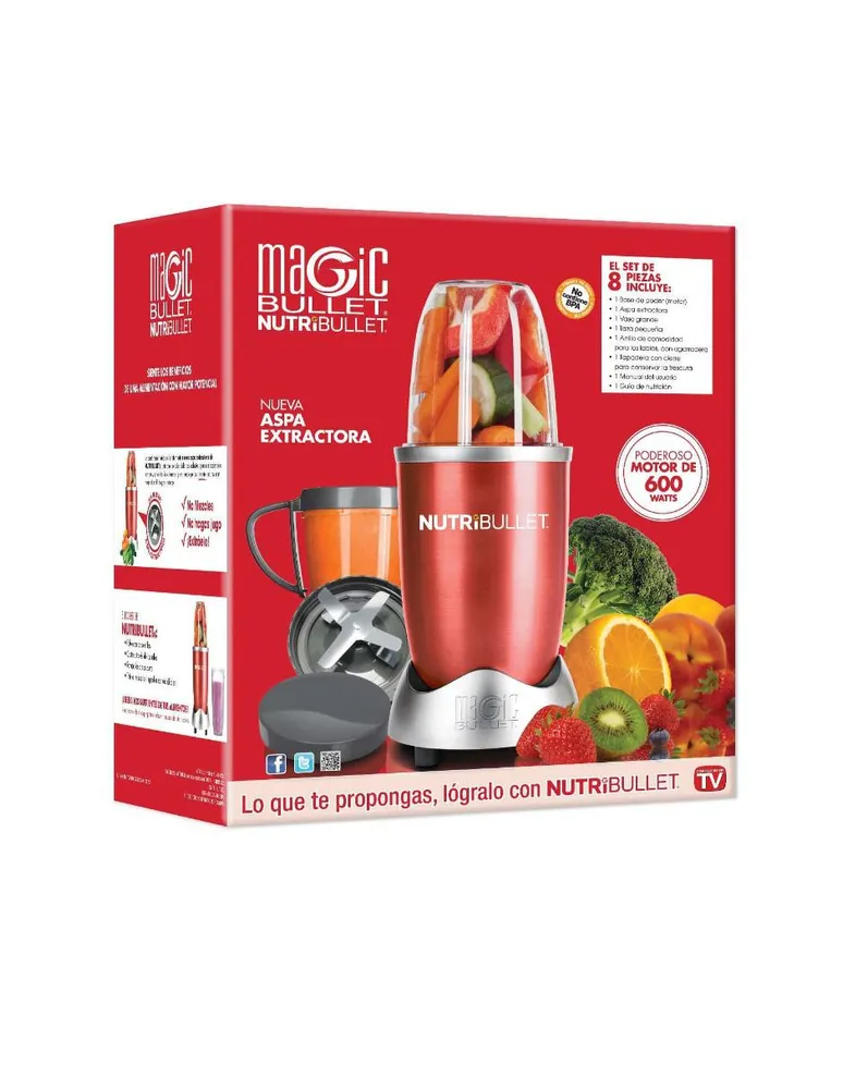 Mini Licuadora Nutribullet 102580 Color Plata Incluye 5 Accesorios