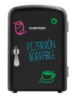 Mini refrigerador Chefman RJ48-BLACK-DE 4 litros