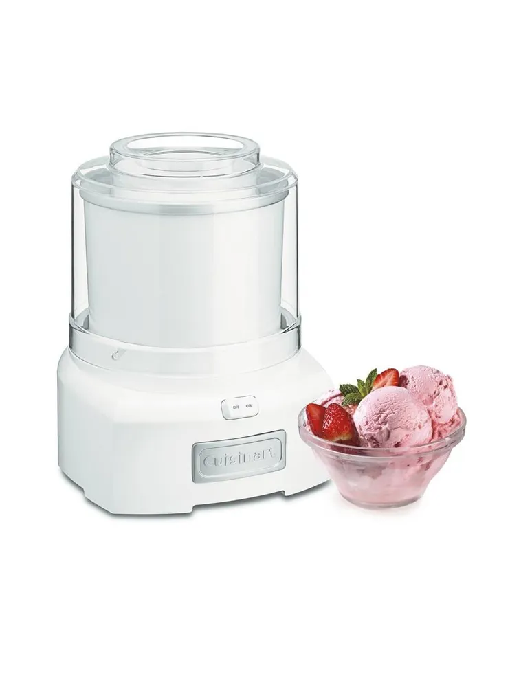 Máquina de helado Cuisinart blanca