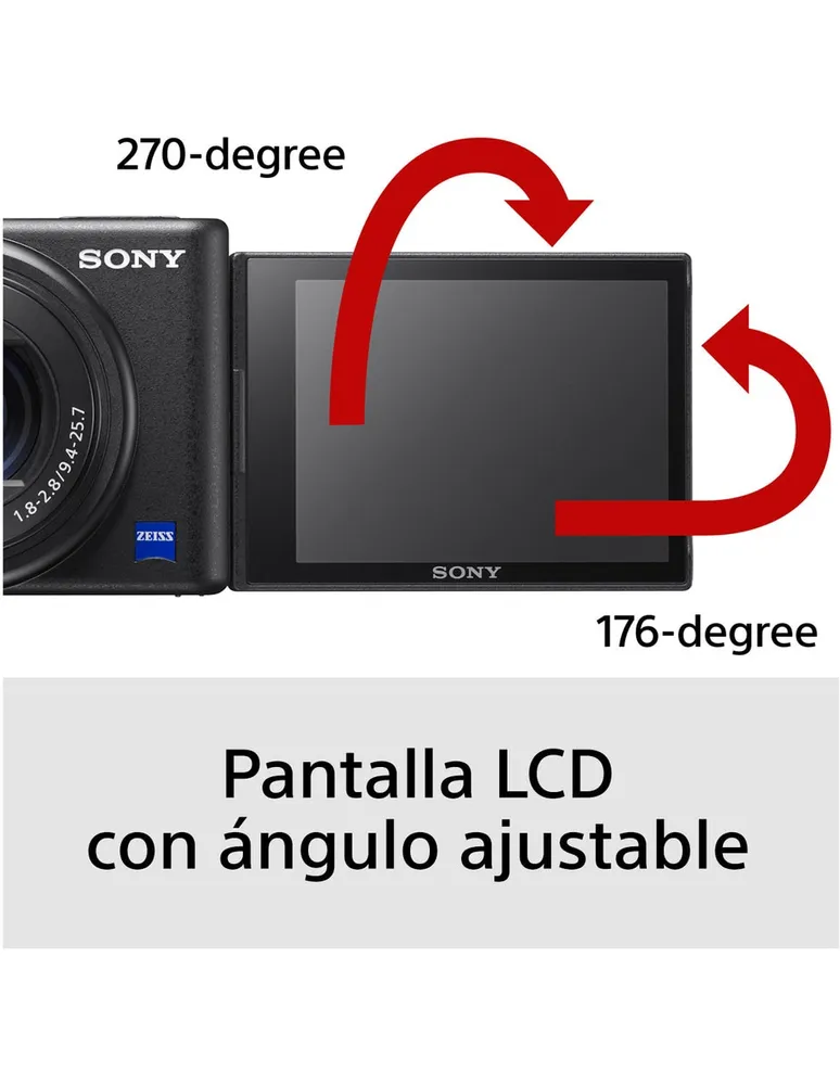 Cámara Digital Compacta Sony ZV-1 Ideal para Vlog