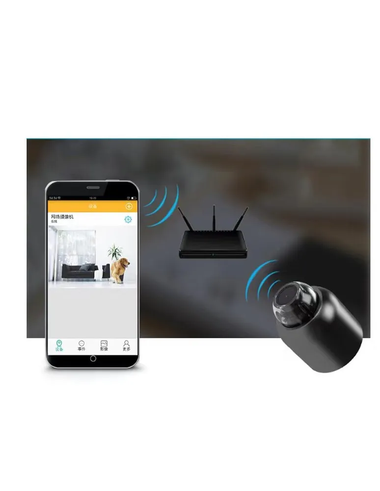 Mini Cámara Wifi Espía Seguridad X5 Gogo Electronics Con Visión Nocturna