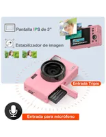 Cámara Digital VAK VD-CDR1-R 24 megapíxeles