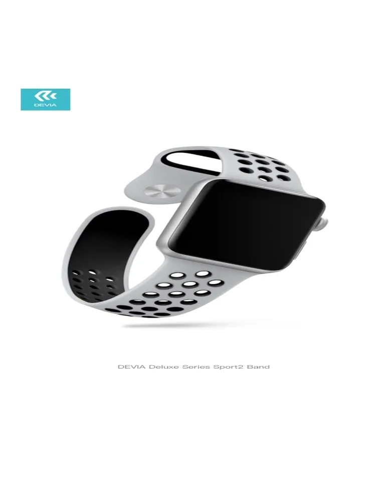 Correa Extensible Devia Apple Watch Sport con Orificios 38mm 40mm