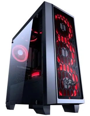 Gabinete Gamer Yeyian Blade 2101 Ventana Acrílico Led YNH-B2101