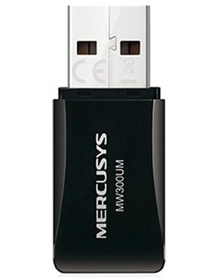 Adaptador Inalámbrico USB Mercusys MW300UM 2.4 GHz 802.11n 300Mbps