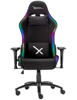 Silla Gamer Stylos Xzeal Deportiva RGB Reclinable negro XZSXZ15B