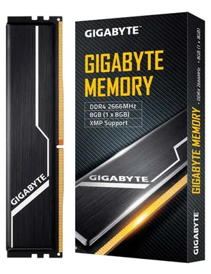 Memoria RAM 8GB DDR4 2666Mhz Gigabyte GP-GR26C16S8K1HU408