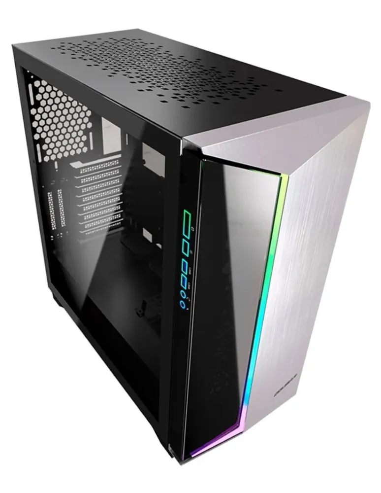 Gabinete Gamer Cougar Darkblader-G Cirstal Templado RGB ATX