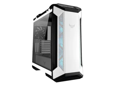 Gabinete Gamer Asus TUF GT501 RGB Cristal Templado blanco