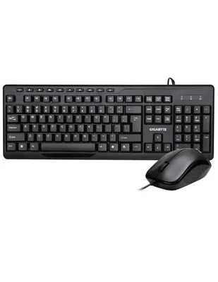 Set Teclado y Mouse Gigabyte KM6300 Multimedia USB