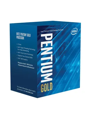 Procesador Intel Pentium Gold G6400 4 GHz Dual Core 1200 BX80701G6400