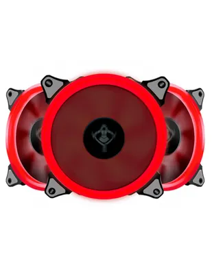 Set 3 Ventiladores Gamer Yeyian Typhoon 120mm LED YCT-050720R