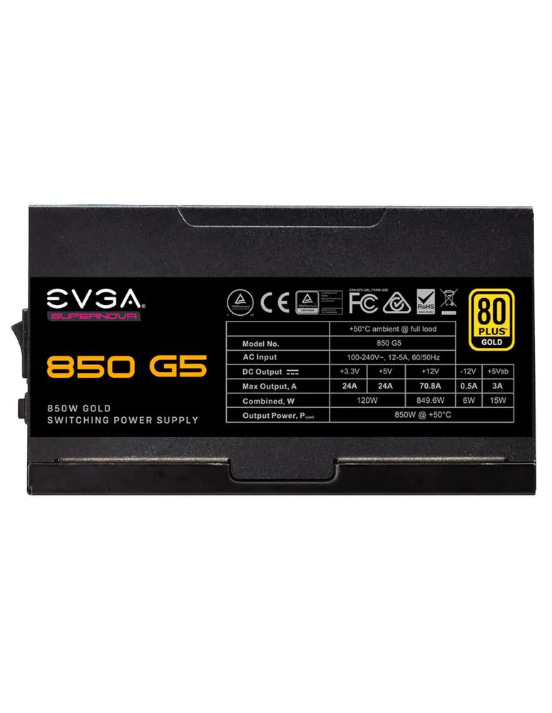 Fuente De Alimentación Para Pc Evga Supernova G5 1000 G5 1000w Negra  100v/240v