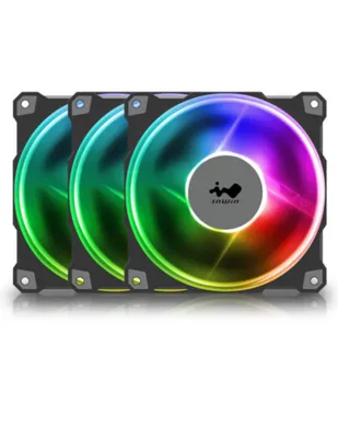 Set de 3 Ventiladores Gamer In Win Jupiter AJ120 RGB 120mm