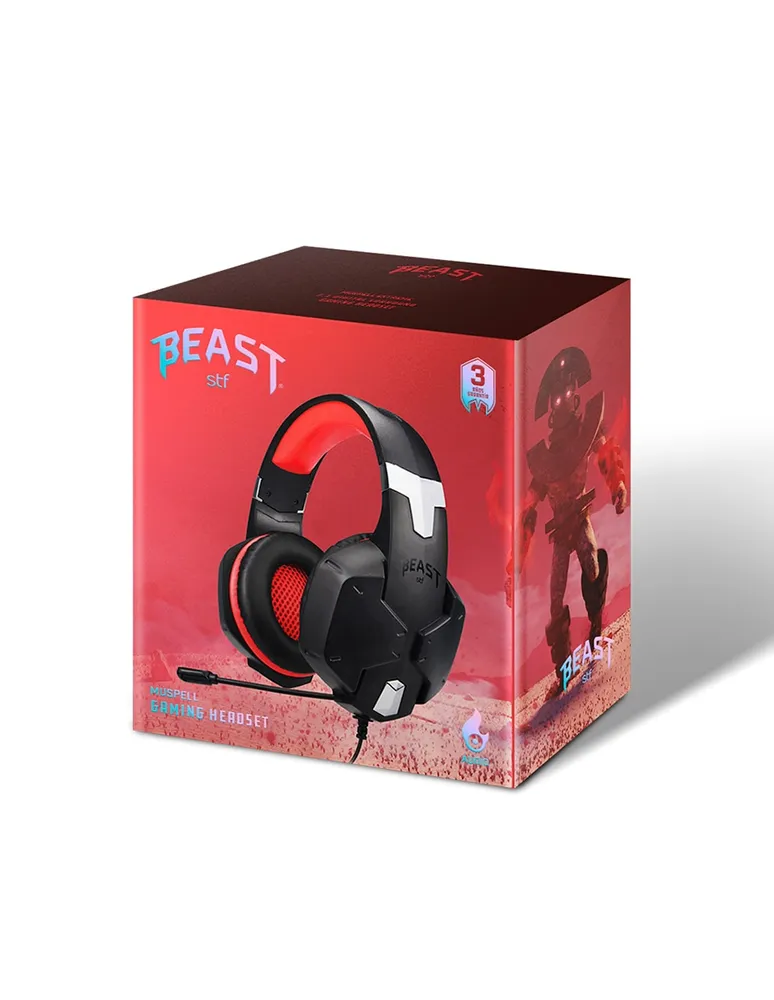 Audífonos Gaming Over-Ear STF Muspell Alámbricos