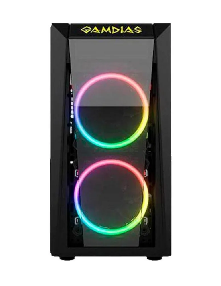 Gabinete Gamer Gamdias Talos E1 RGB Cristal Templado