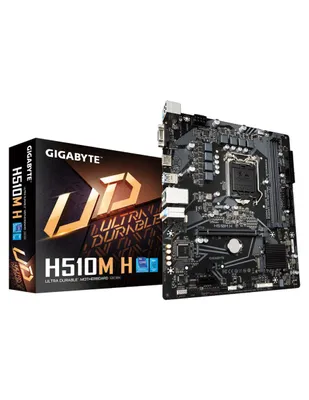 Tarjeta madre Gigabyte H510M H con procesador Intel