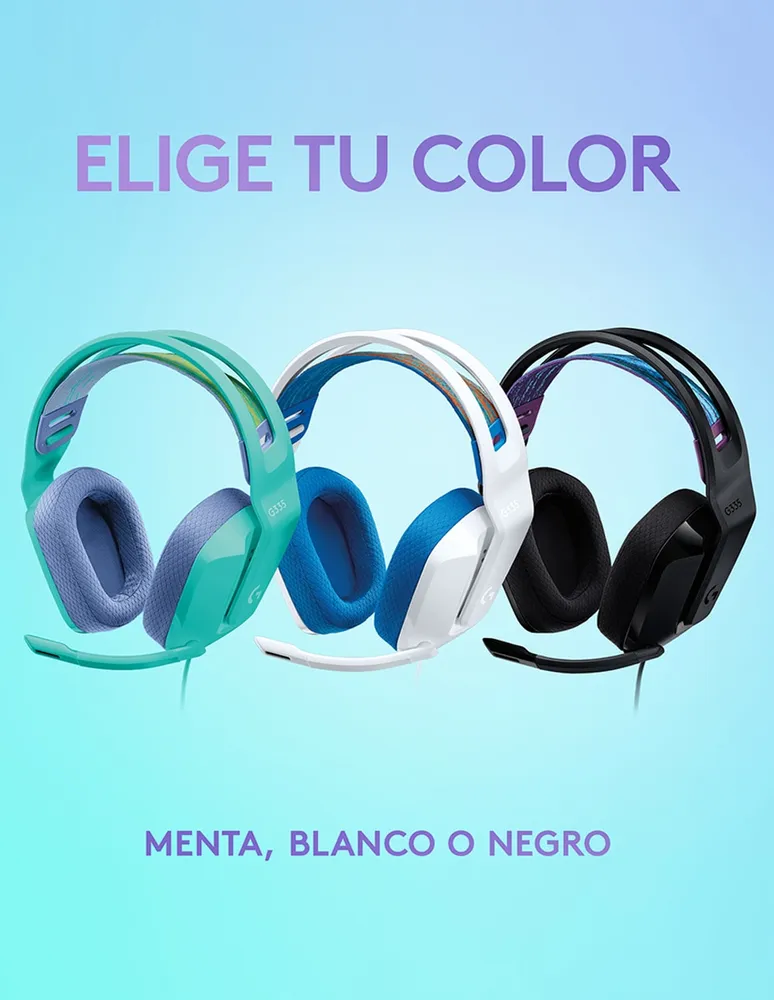 Audífonos Over-Ear Logitech G 335 Alámbricos