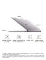 Laptop thin & light Huawei Matebook 13 pulgadas 2K Intel Iris XE Intel Core i5 8 GB RAM 512 GB SSD