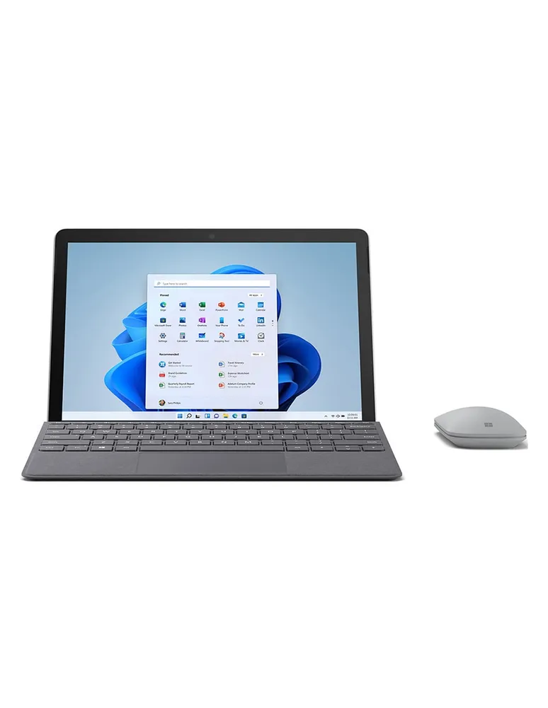 Laptop thin & light Microsoft Surface Go 3 10.5 pulgadas HD Intel UHD Intel Pentium 8 GB RAM 128 GB SSD