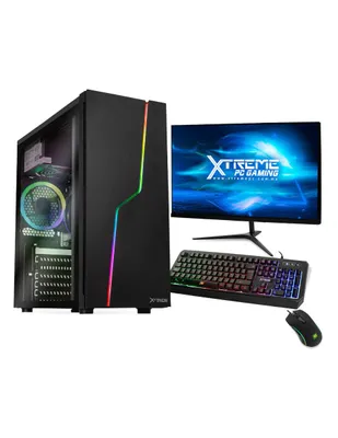 Computadora Gamer Xtreme PC Gaming XTPCR58GBRENOIRM 23.8 Pulgadas Full HD AMD Radeon AMD Ryzen 5 8 GB RAM 240 GB SSD