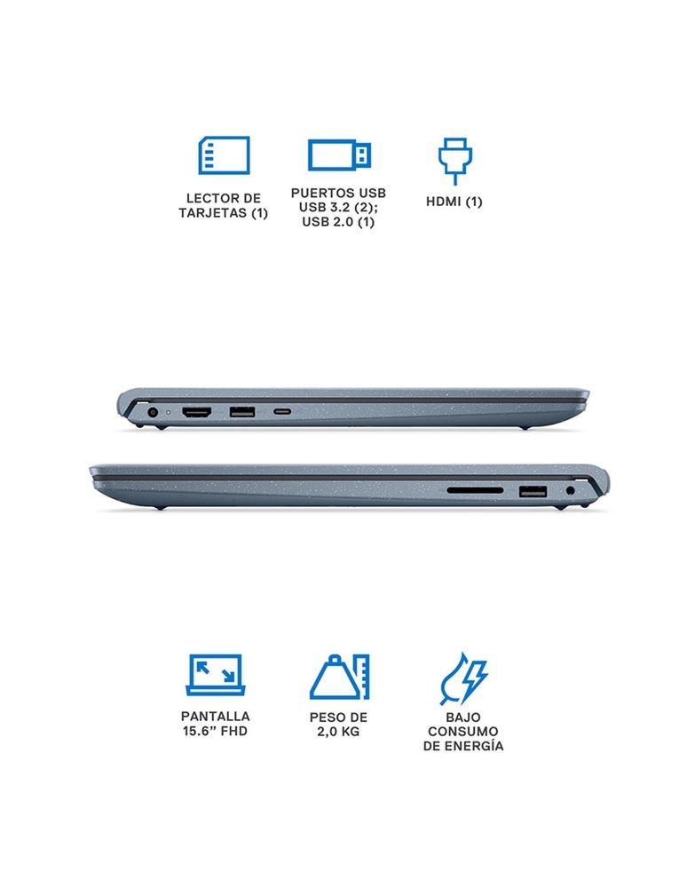 Laptop thin & light Dell Inspiron 15 3511 15.6 pulgadas Full HD Intel Iris XE Intel Core i7 8 GB RAM 256 GB SSD