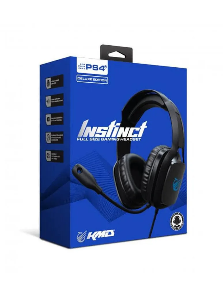 Audífonos Gaming KMD Instinct Deluxe Alámbricos con Cancelación de Ruido