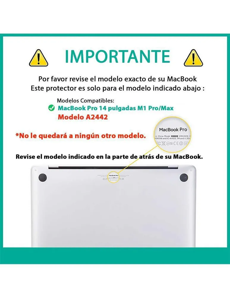 Funda Techprotectus para Macbook Pro 14