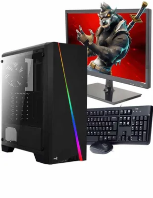 Computadora Gamer DreamMachineMx SuperTiendaMx 21.5 pulgadas Full HD AMD Ryzen 5 16 GB RAM 2 TB HDD 120 GB SSD