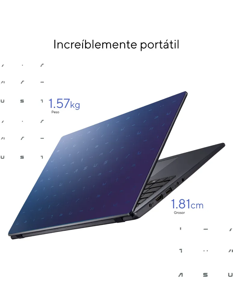 Laptop thin & light Asus E510ma-ej592w 15.6 pulgadas Full HD Intel UHD 600 Intel Celeron 4 GB RAM 128 GB