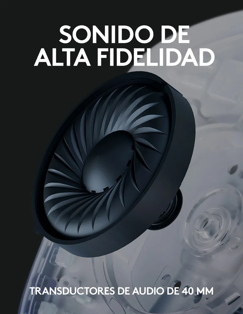 Audífono Gamer Over Ear Logitech G435 inalámbricos con cancelación de ruido